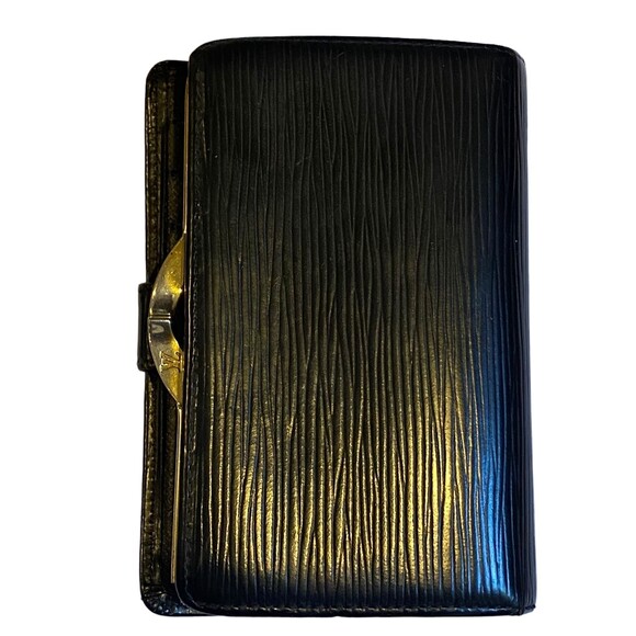 Louis Vuitton Authentic Black Epi Kisslock Vintage Wallet - Picture 3 of 15